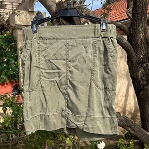 Express Olive Green Skirt